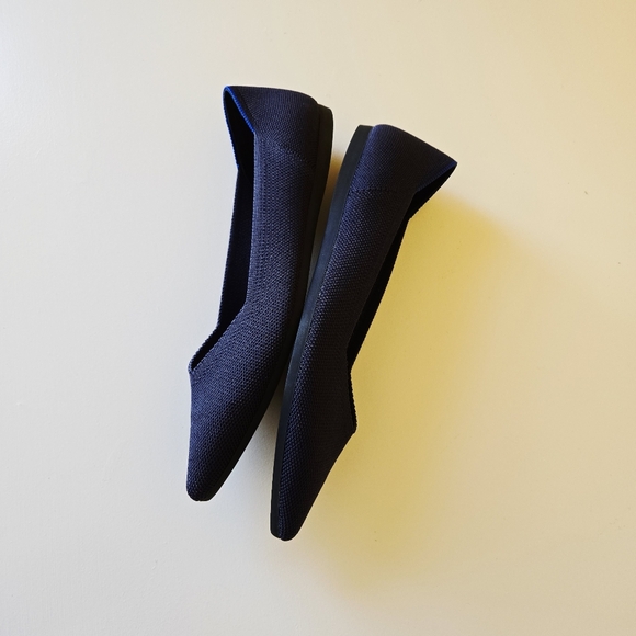 Rothys "THE POINT" Maritime Navy Slip On Comfort Ballet Flat Shoe Women's US 9 - Picture 8 of 16